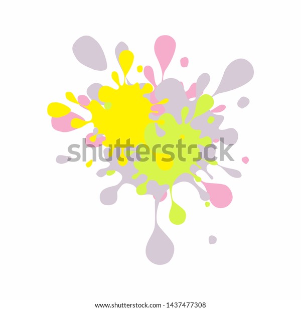 Paint Splash Clipart Paint Splashes Clip Stock Vector Royalty Free