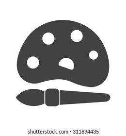 Paint, splash, color icon vector image.Can also be used for toy and games. Suitable for mobile apps, web apps and print media.