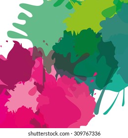 Paint splash digital design, vector illustration 10 eps graphic