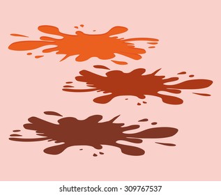 Paint splash digital design, vector illustration 10 eps graphic