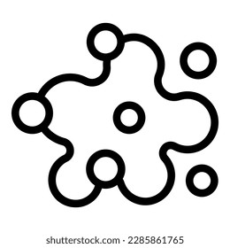 Pintar vector de contorno de icono de salpicadura. Comprobación del cuerpo. Garaje para pintores