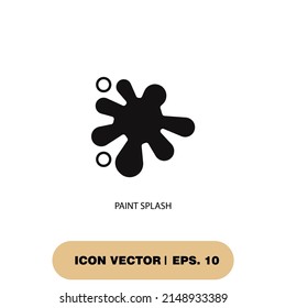 paint splash icons  symbol vector elements for infographic web