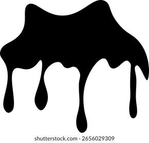 Ilustración de salpicadura de pintura, gotas de tinta, mancha líquida Graphic.Vector
