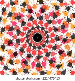 paint splash set. paint splash set for design use. An abstract vector illustration