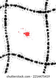 juego de salpicaduras de pintura. juego de salpicaduras de pintura para uso de diseño. Una ilustración vectorial abstracta