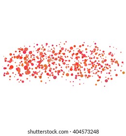 Paint Splash Spray. Abstract Blot of Dots. Explosion of Circles. Design element. Vector Illustration.