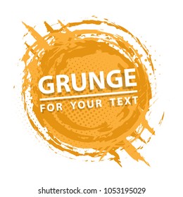 Paint splash. Vector abstract background with ink brush strokes and geometrical shapes. Grunge background with space for text.