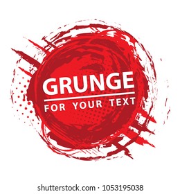 Paint splash. Vector abstract background with ink brush strokes and geometrical shapes. Grunge background with space for text.