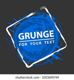 Paint splash. Vector abstract background with ink brush strokes and geometrical shapes. Grunge background. Vector colorful paint splashes. Grunge frame with space for text.