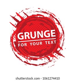 Paint splash. Vector abstract background with ink brush strokes. Grunge background. Vector colorful paint splashes. Grunge frame with space for text.