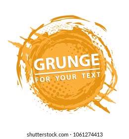 Paint splash. Vector abstract background with ink brush strokes. Grunge background. Vector colorful paint splashes. Grunge frame with space for text.