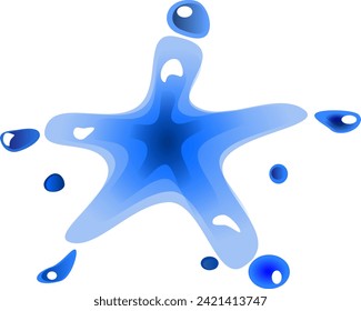 Paint splashes in color that match your industry logo