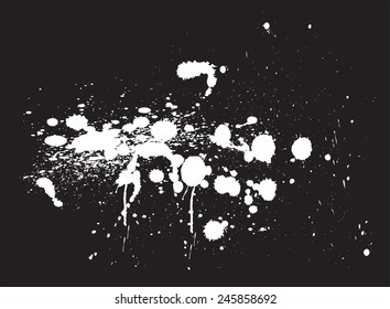 Paint splashes set.Splatters set for design use.