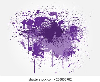 Paint splat background.Paint splashes for design use.Abstract vector illustration.