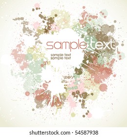 Paint splat grungy background