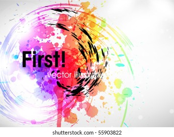 Paint splat grungy background