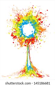 Paint splat illustrations