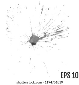 Paint splat set.Paint splashes set for design use.Abstract vector illustration.