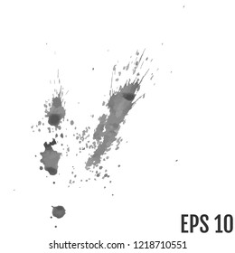 Paint splat set.Paint splashes set for design use.Abstract vector illustration.