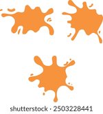 Paint Splats Set Gradient, ICON,