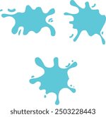 Paint Splats Set Gradient, ICON,