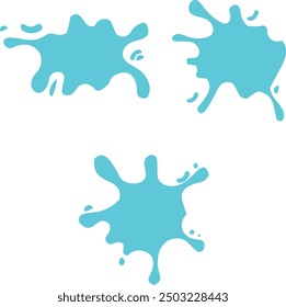 Paint Splats Set Gradient, ICON,