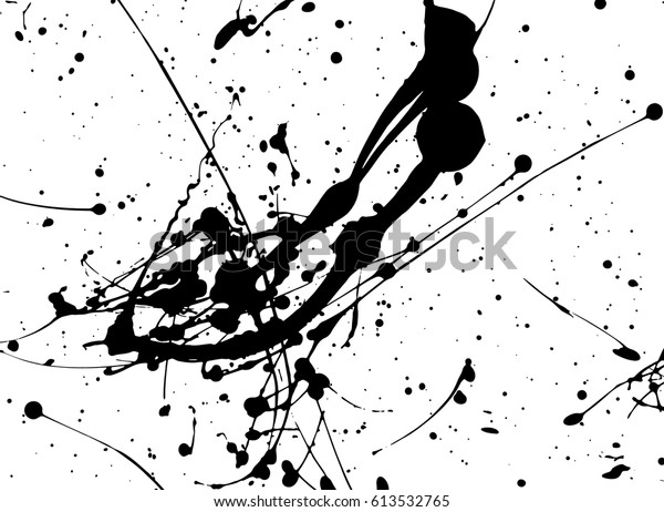 Paint Splatter Background Stock Vector (Royalty Free) 613532765