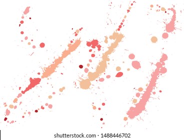 Paint Splatter Background Red Nude Ink Stock Vector Royalty Free Shutterstock