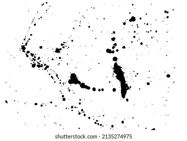 Paint splatter background. Vector illustration