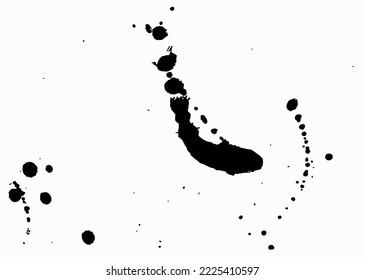 Paint splatter background. Vector illustration