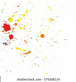 Paint splatter background. Vector illustration