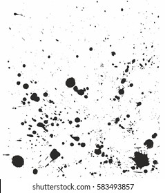 Paint splatter background. Vector illustration