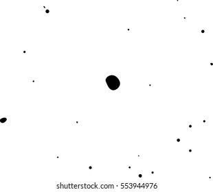 Paint splatter/ dust particles isolated on a white background.