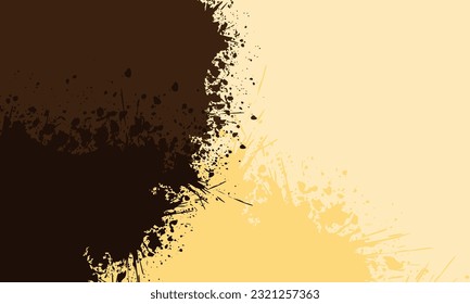 Pintar el fondo de la bandeja. Resumen de salpicaduras. Ilustración vectorial.
