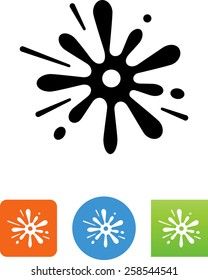 Paint splatter icon