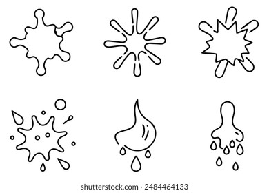Paint splatter illustration for lovers of unique and expressive paint designs
