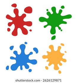 Paint Splatter Pattern Design Vector Graphics