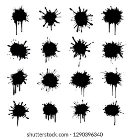 Paint Splatter Vector Set