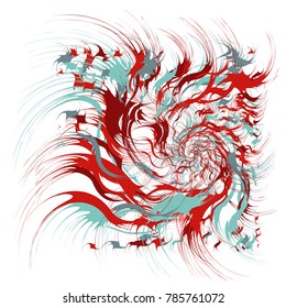 Paint Splatters, Paint Splashes Shapes, Fashion Abstract Art, Splash Background with Drops, Grunge Blots Design Elements