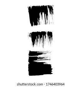 Pintar texturas de esponja. Dibujar trazos de elementos vectoriales. Diseño, decoración, texturas gruesas. Arte de Grunge