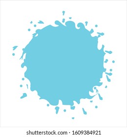 paint spots and color. Vector abstract artistic graphic colorful ink drops texture background template