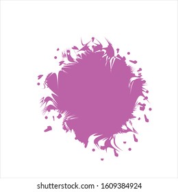 paint spots and color. Vector abstract artistic graphic colorful ink drops texture background template