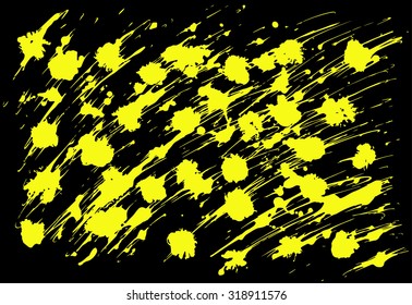 Paint spots. Grunge element for modern design. Emotional art. Abstract background.