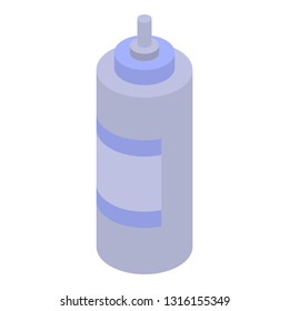 Paint spray bottle icon. Isometric of paint spray bottle vector icon for web design isolated on white background