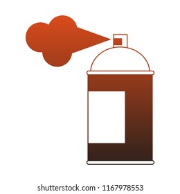 Paint spray bottle red lines