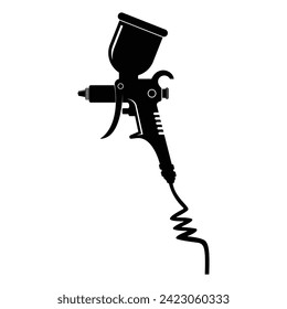 ilustración del vector de icono de la pistola de pintura