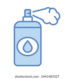Icono de spray de pintura ilustración vectorial de stock editable