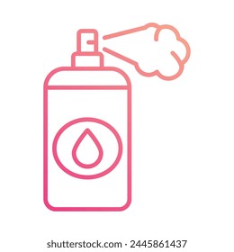Icono de Spray de pintura Ilustración vectorial de stock editable
