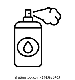 Paint Spray-Symbol Editierbare Stock-Vektorillustration