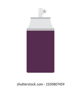 Paint Spray Icon. Flat Color Design. Vector Illustration.
